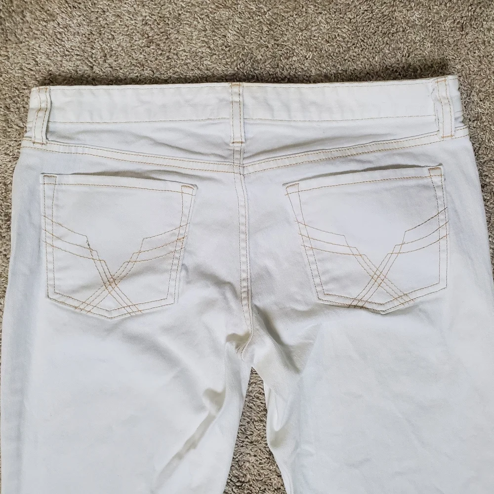 Gap Women's Premium Bootcut Jeans Size 8R EUC White - Picture 7 of 7